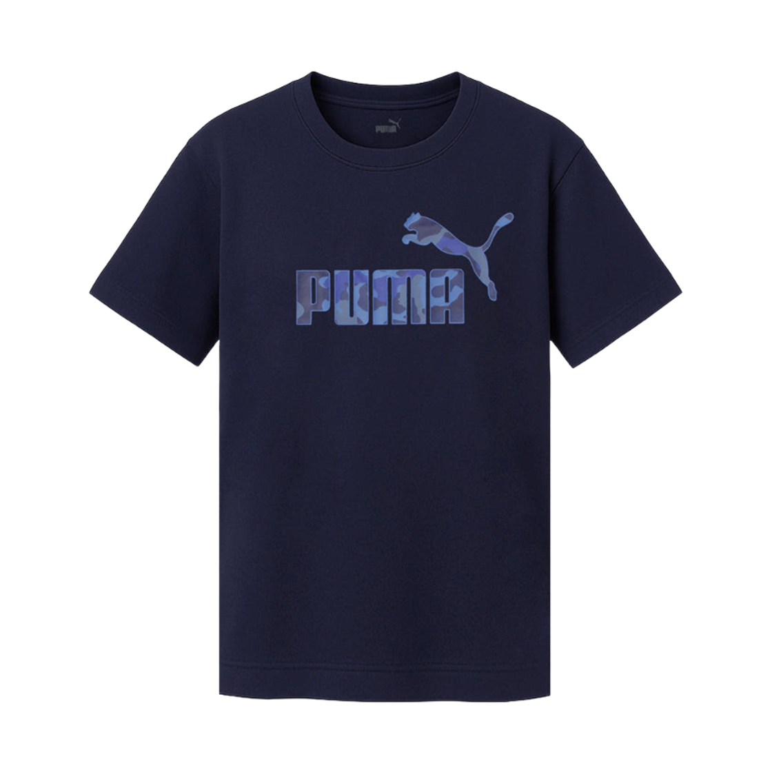 676869-06 (Kids) Puma Essentials+ Camo T-Shirt Navy
