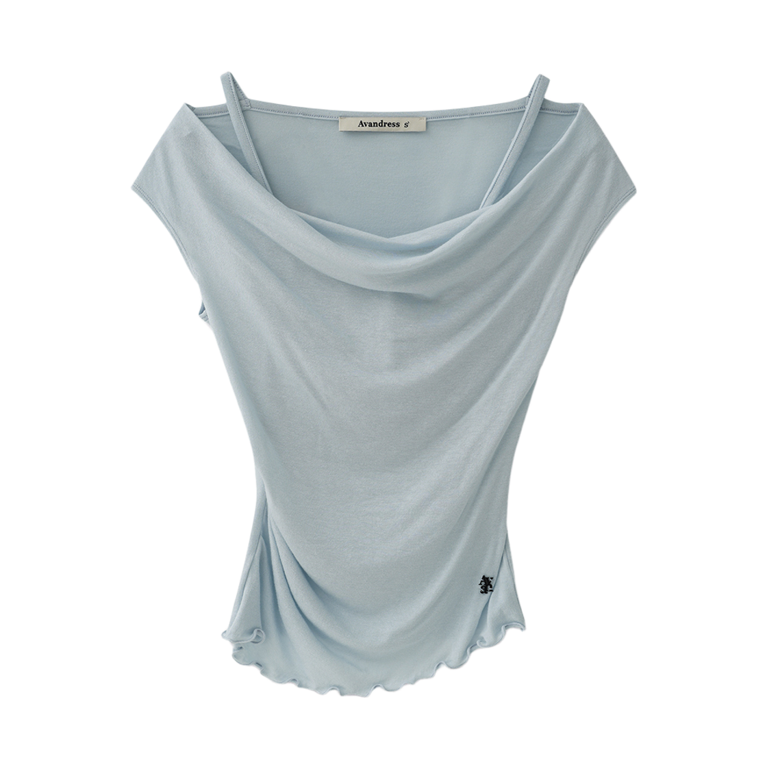 어반드레스 썸머 레나 레이어드 티 블루(Avandress Summer Rena Layered Tee Blue) - 1