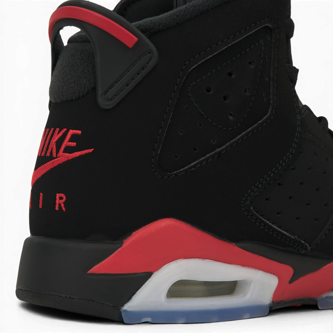 (GS) 조던 6 레트로 인프라레드 세일즈맨 블랙 앤 라이트 크림슨((GS) Jordan 6 Retro Infrared Salesman Black and Light Crimson) - 8
