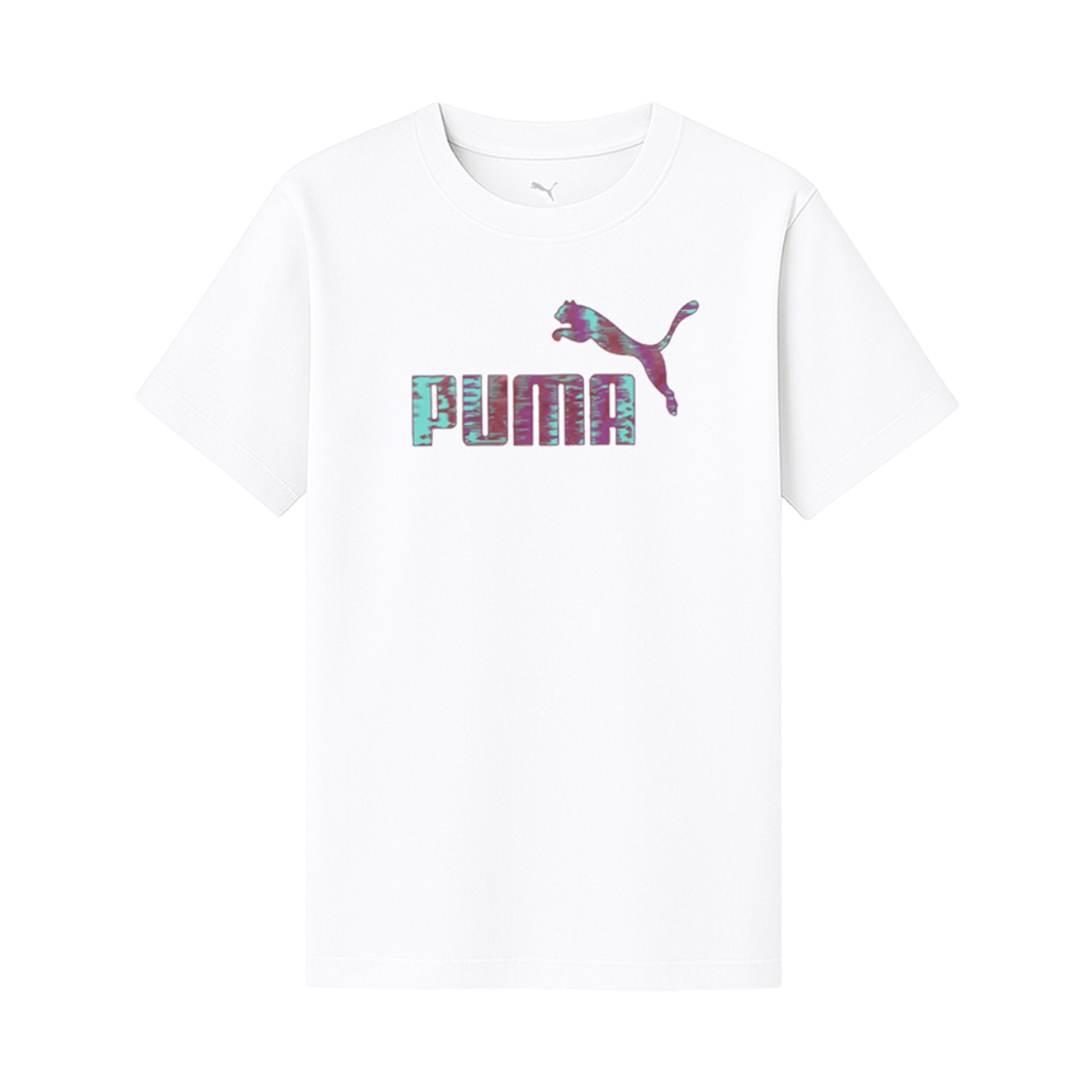 686484-02 (Kids) Puma Essentials Natural Logo T-Shirt White