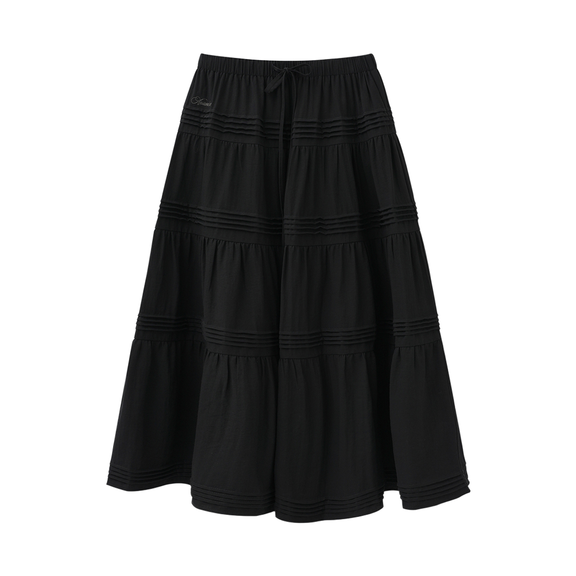 어반드레스 세브 핀턱 롱 스커트 블랙(Avandress Seve Pintuck Long Skirt  Black) - 1