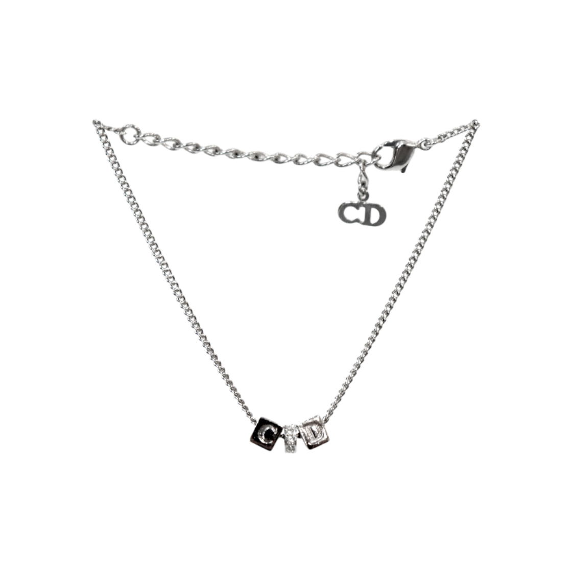 ITSJRKDTO92E Dior Cubic Cube CD Silver Bracelet A-B61556