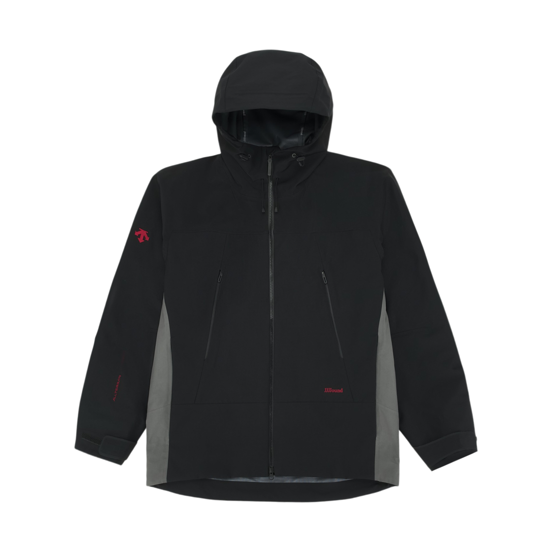 데상트 얼터레인 x JJJ자운드 하드쉘 파카 블랙 차콜(Descente Allterrain x JJJJound Hardshell Parka Black Charcoal) - 1