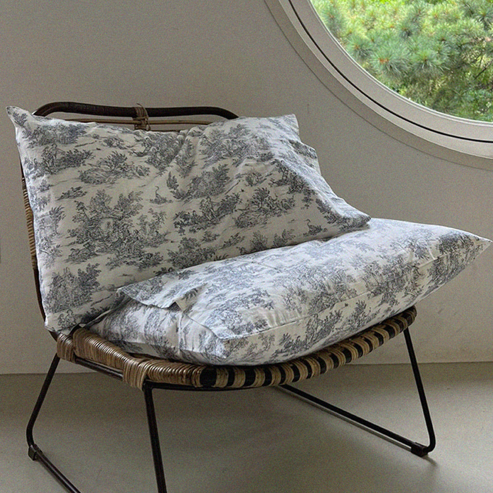 무성화 션 명화 빈티지 린넨 베개커버 50x70cm(MUSEONGHWA Sean Vintage Linen Pillow Cover 50x70cm) - 6