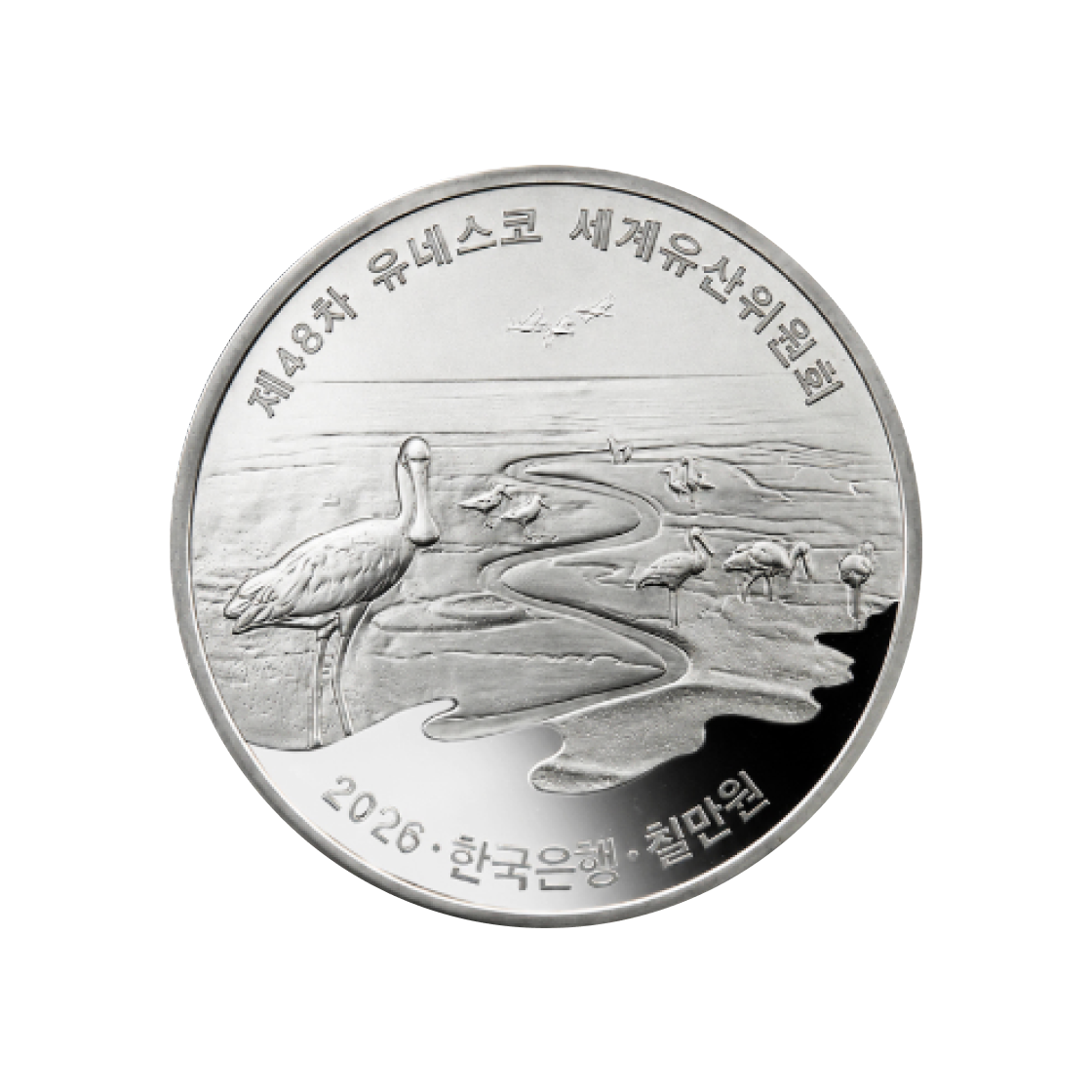 은 한국조폐공사 제48차 유네스코 셰계유산위원회 기념주화 은화(Silver KOMSCO 48th UNESCO World Heritage Committee Silver Coin 14g) - 1