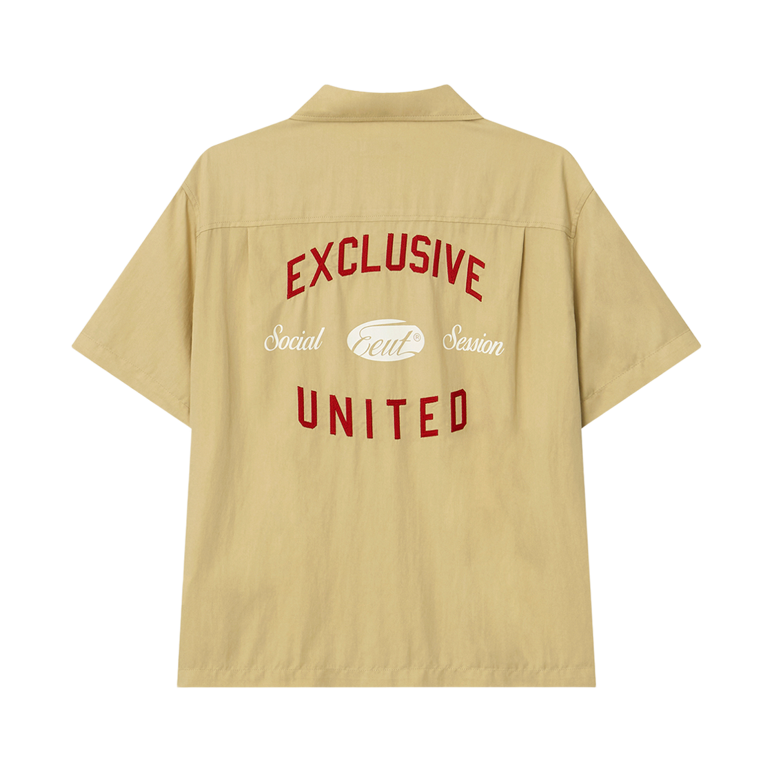 이우트 소셜 세션 캠프 셔츠 머스타드(EEUT Social Session Camp Shirt Mustard) - 2