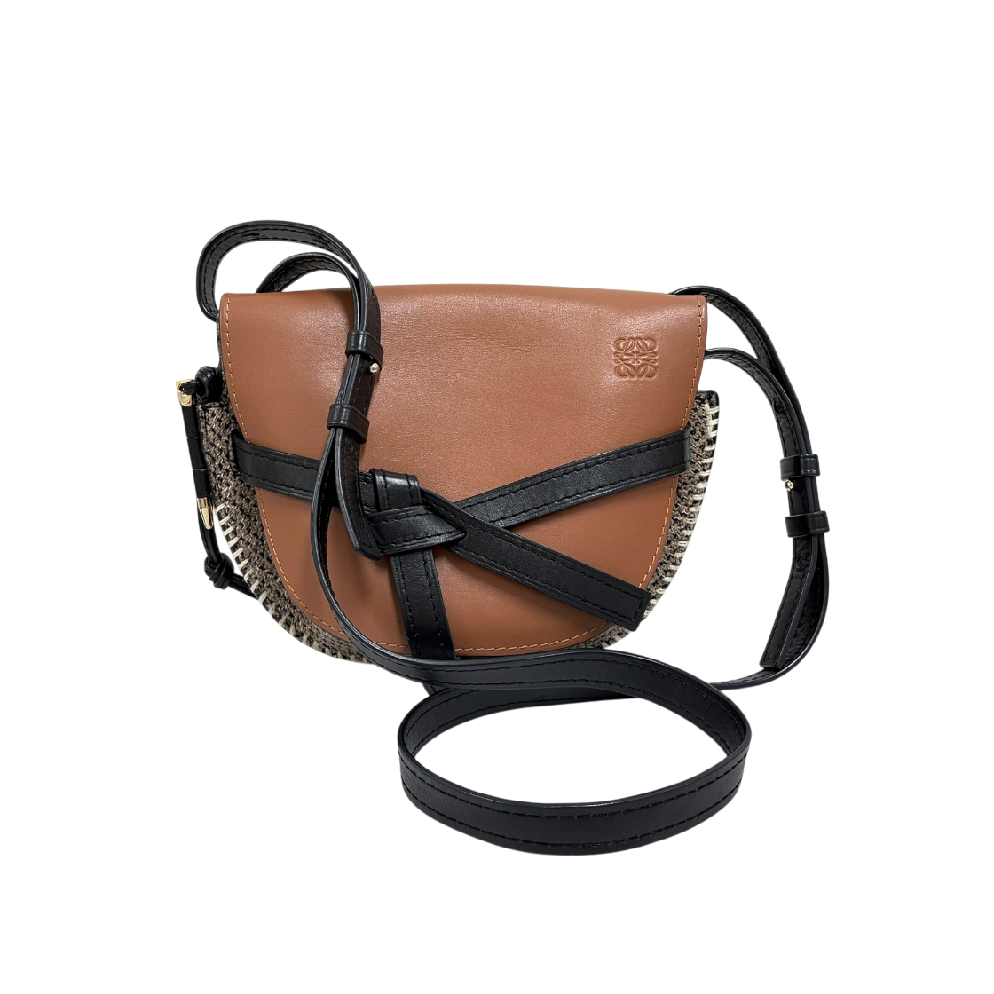 ITOUCGK85FRV Loewe Tweed Gate Small Crossbody Bag