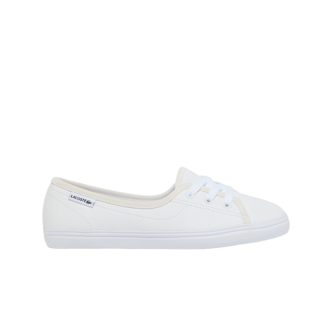 (W) 라코스테 메디안 LTH 126 1 SFA 스니커즈 화이트((W) Lacoste Median LTH 126 1 SFA Sneakers White)