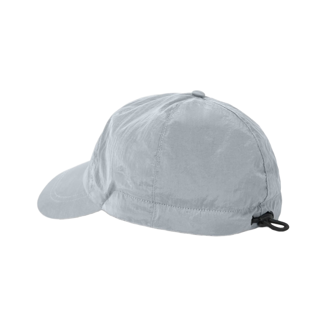 스톤 아일랜드 9100011 컴퍼스 자수 나일론 메탈 에코닐 베이스볼 캡 애쉬 그레이 - 26FW(Stone Island 9100011 Nylon Metal in Econyl Baseball Cap with Compass Embroidery Ash Grey - 26FW) - 2