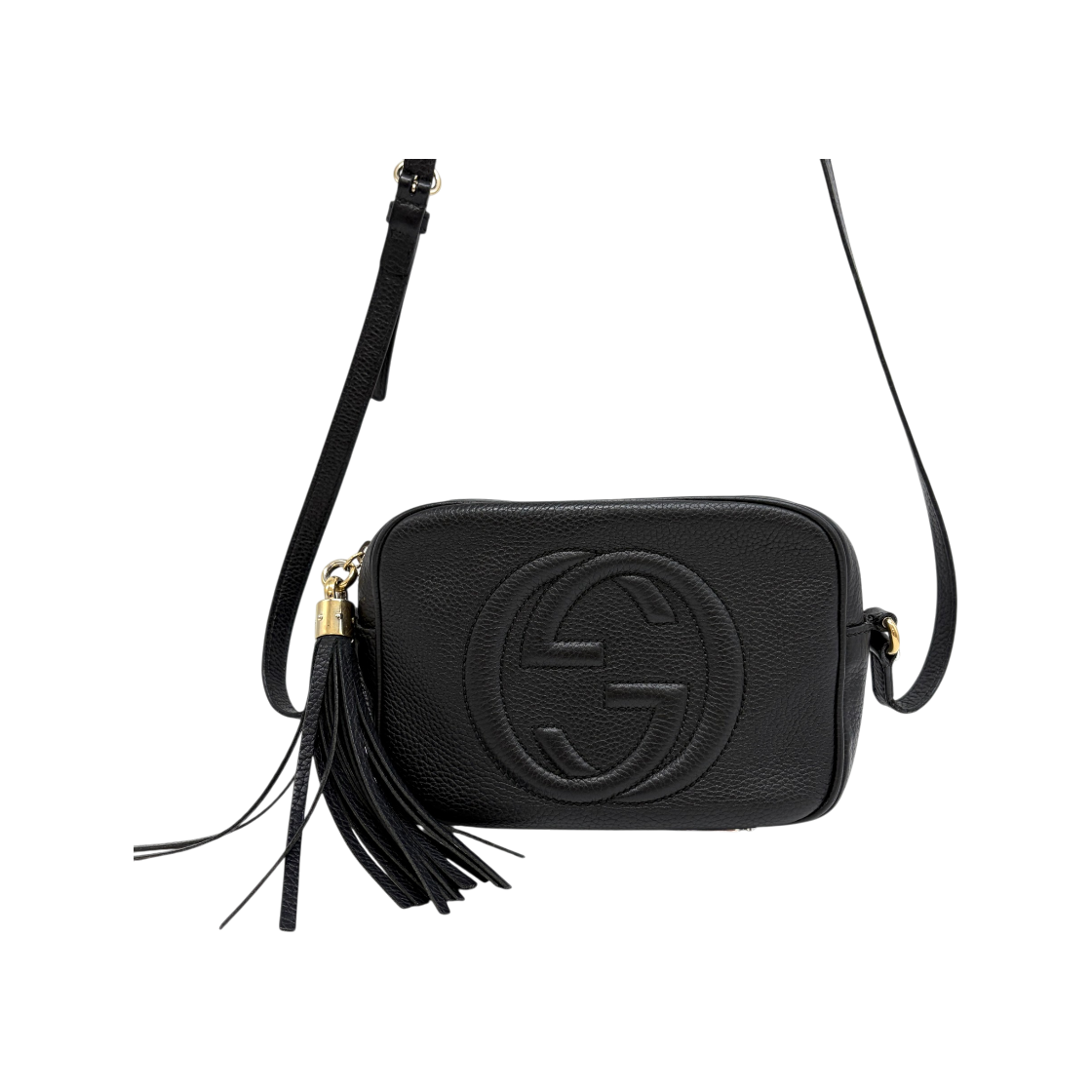 ITLFW6DHFMU7 Gucci Soho Disco Camera Bag Black