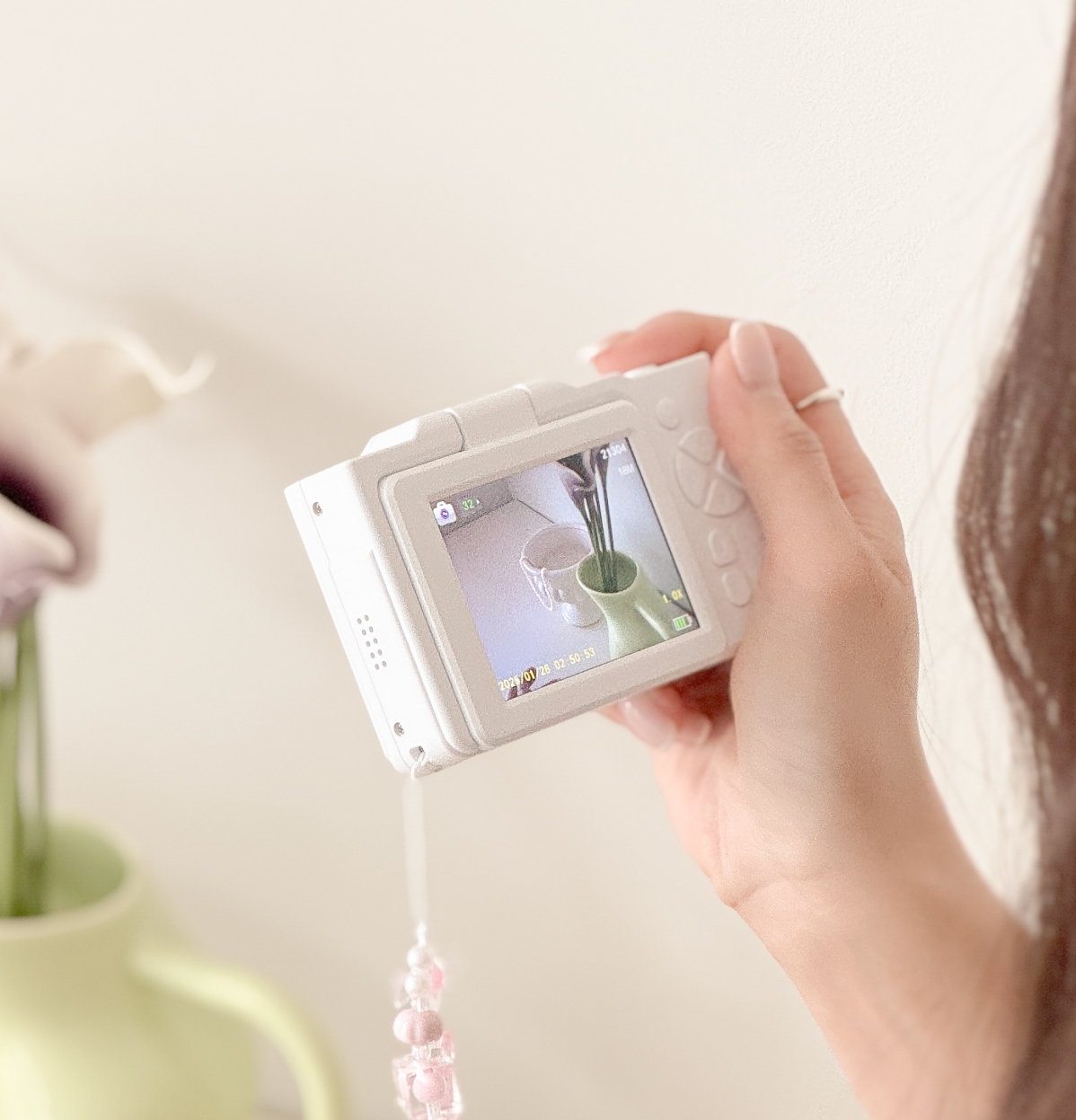 리닷 빈티지 폴더 디지털 카메라 화이트(REDOT VINTAGE FORDER DIGITAL CAMERA WHITE) - 3