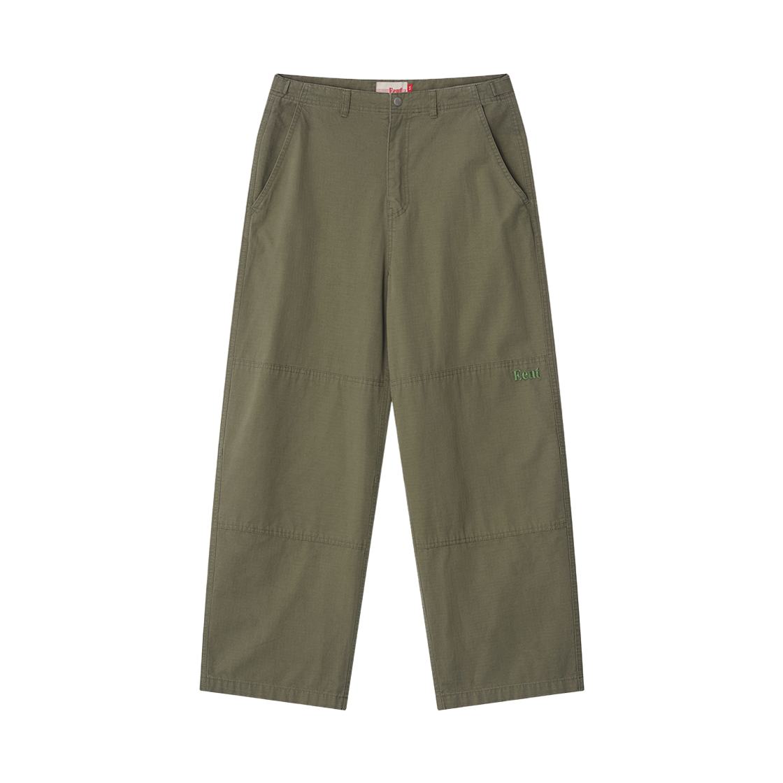 EEA1PT03KH EEUT Ripstop Knee Cut Work Pants Khaki