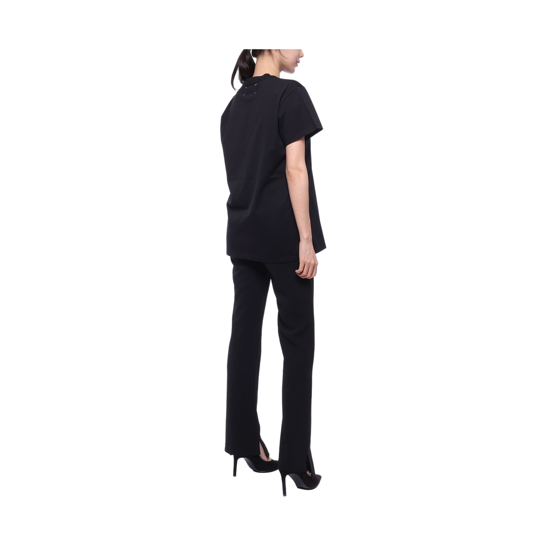[25% 쿠폰] (W) 메종 마르지엘라 뉴메릭 로고 티셔츠 블랙([25% 쿠폰] (W) Maison Margiela Numeric Logo T-Shirt Black) - 6