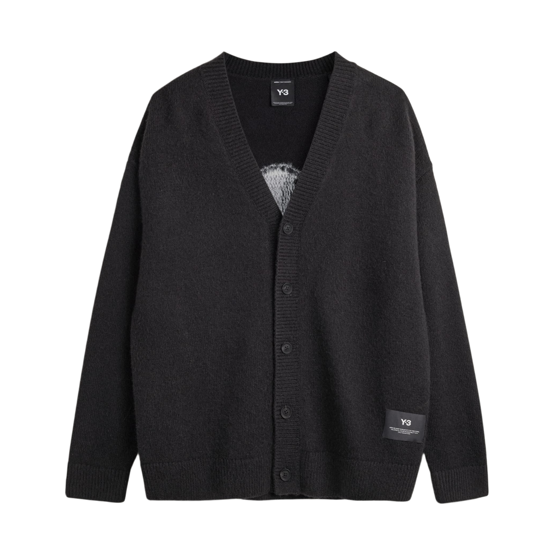 KR1121 Y-3 x Chito Graphic Knit Cardigan Black