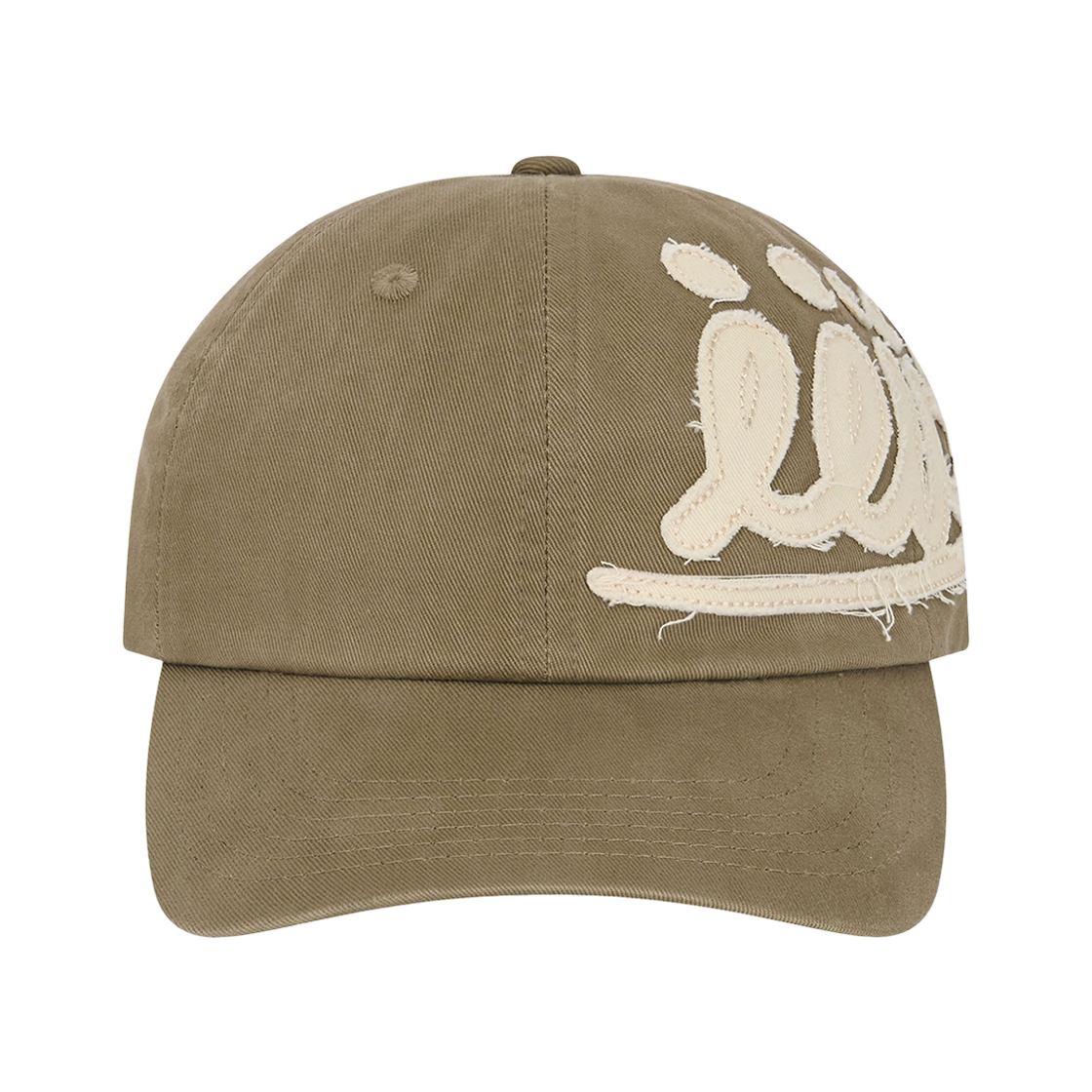 이우트 아플리케 볼캡 카키(EEUT Applique Eeut Ball Cap Khaki) - 1