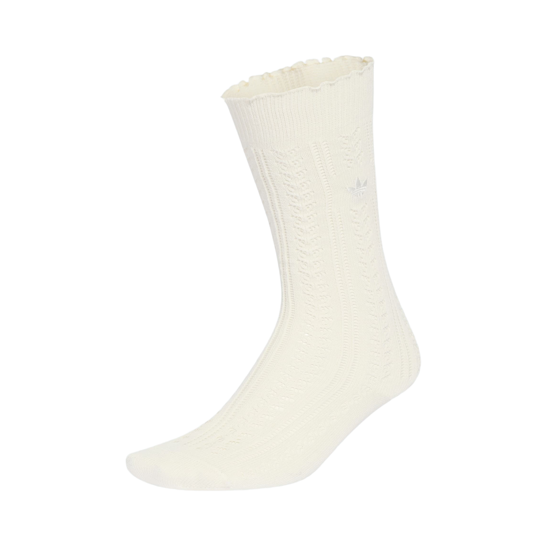 KX0547 (W) Adidas Knee Socks Off White