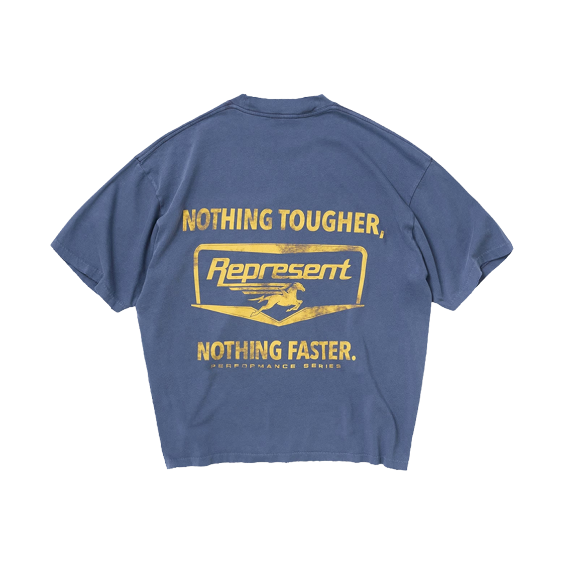 리프레젠트 낫띵 패스터 티셔츠 인디고 - 26SS(Represent Nothing Faster T-Shirt Indigo - 26SS) - 2