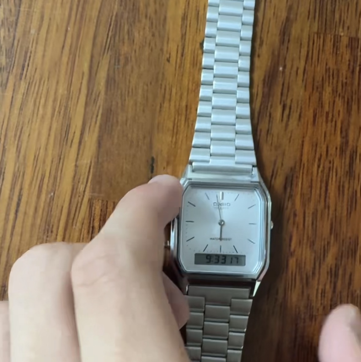 Casio AQ-230A-7AMQY 착용 스타일