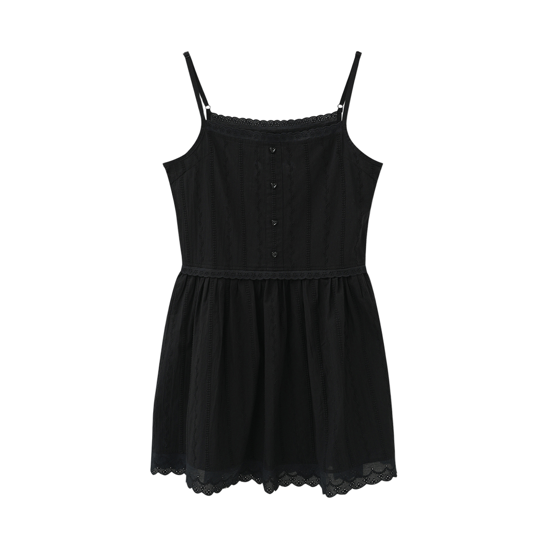 AD62OP01BK Avandress Deila Mini Sleeveless Dress  Black