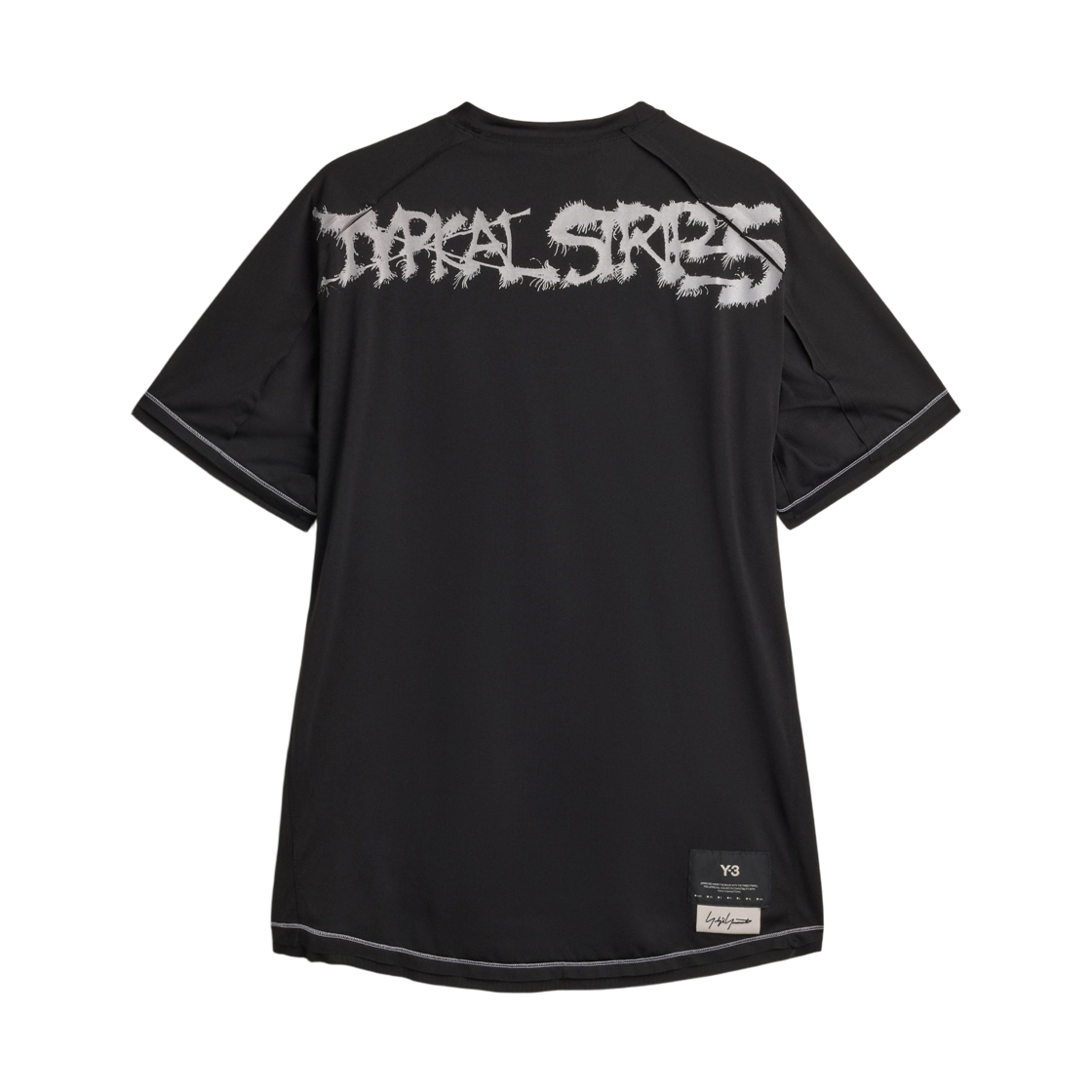 Y-3 x 치토 그래픽 러닝 숏슬리브 티셔츠 블랙(Y-3 x Chito Graphic Running Short Sleeve T-Shirt Black) - 2