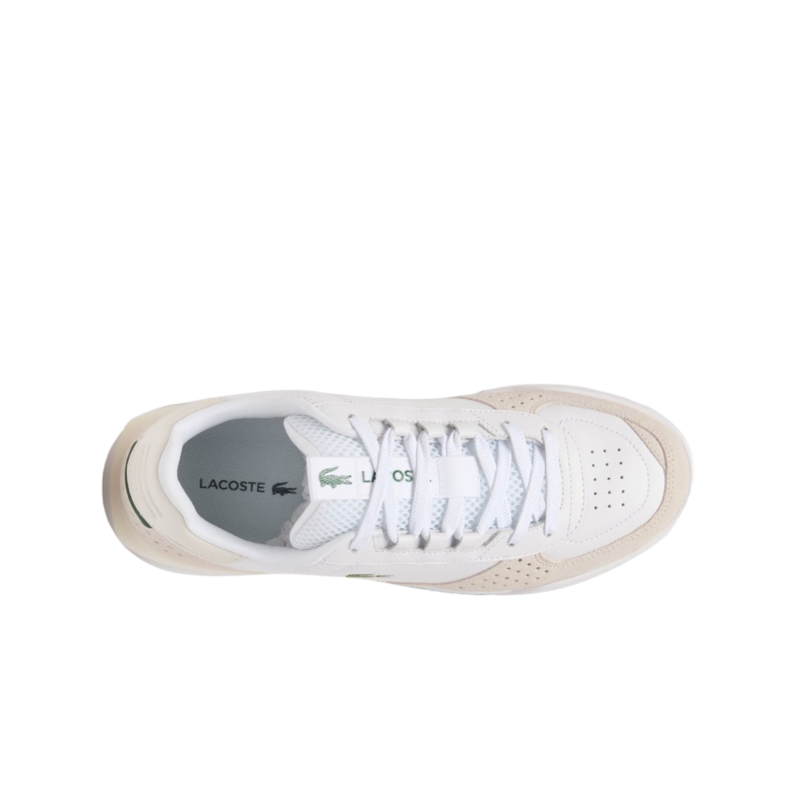 라코스테 슬램 브레이크 레더 스니커즈 화이트 오프 화이트(Lacoste Slam Break Leather Sneakers White Off White) - 2