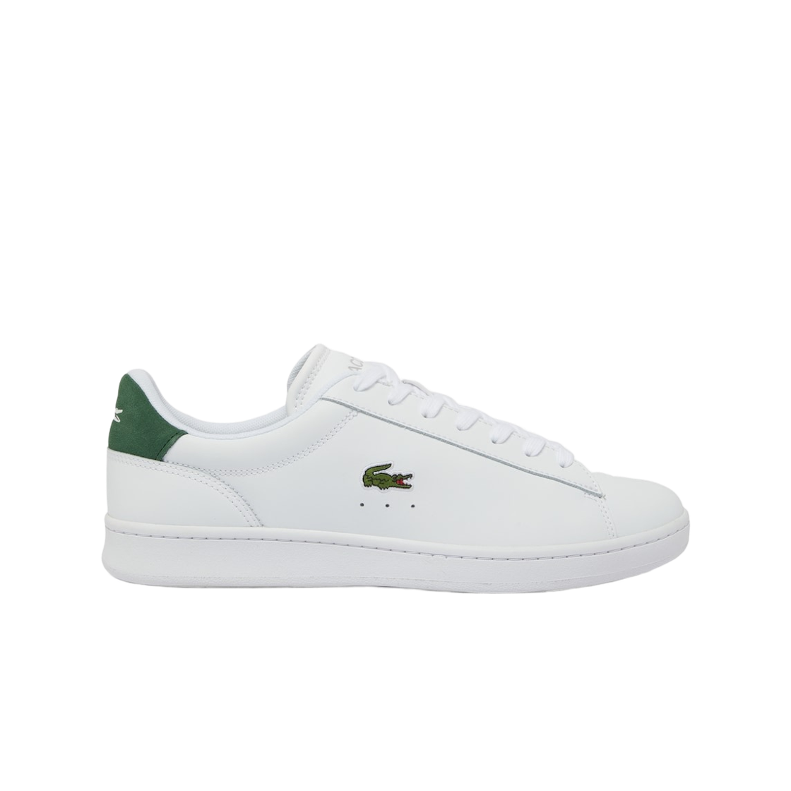 48SMA0011-1R5 Lacoste Carnaby Set Leather Sneakers White Dark Green