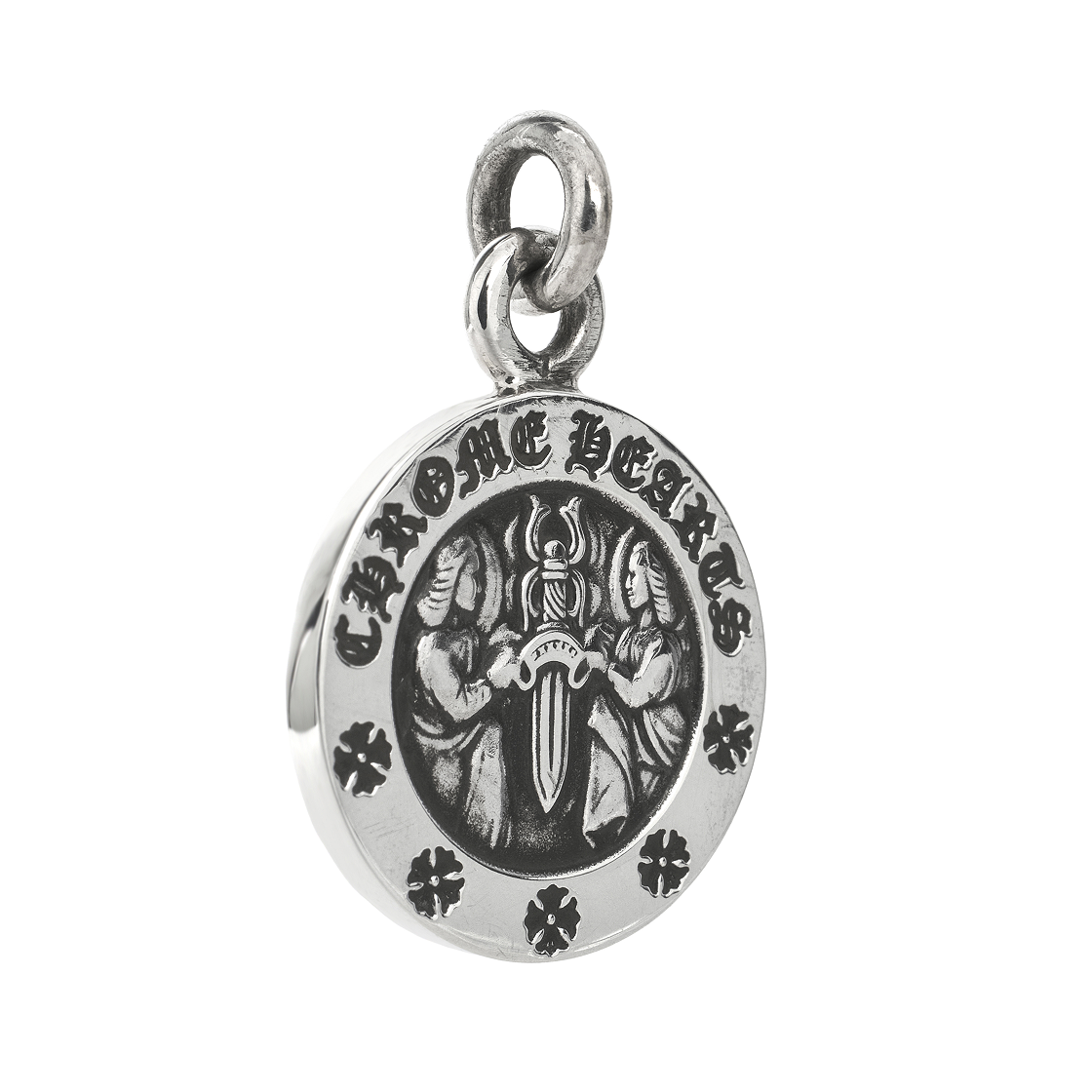 크롬하츠 엔젤 메달 펜던트 실버(Chrome Hearts Angel Medal Pendant Silver) - 3