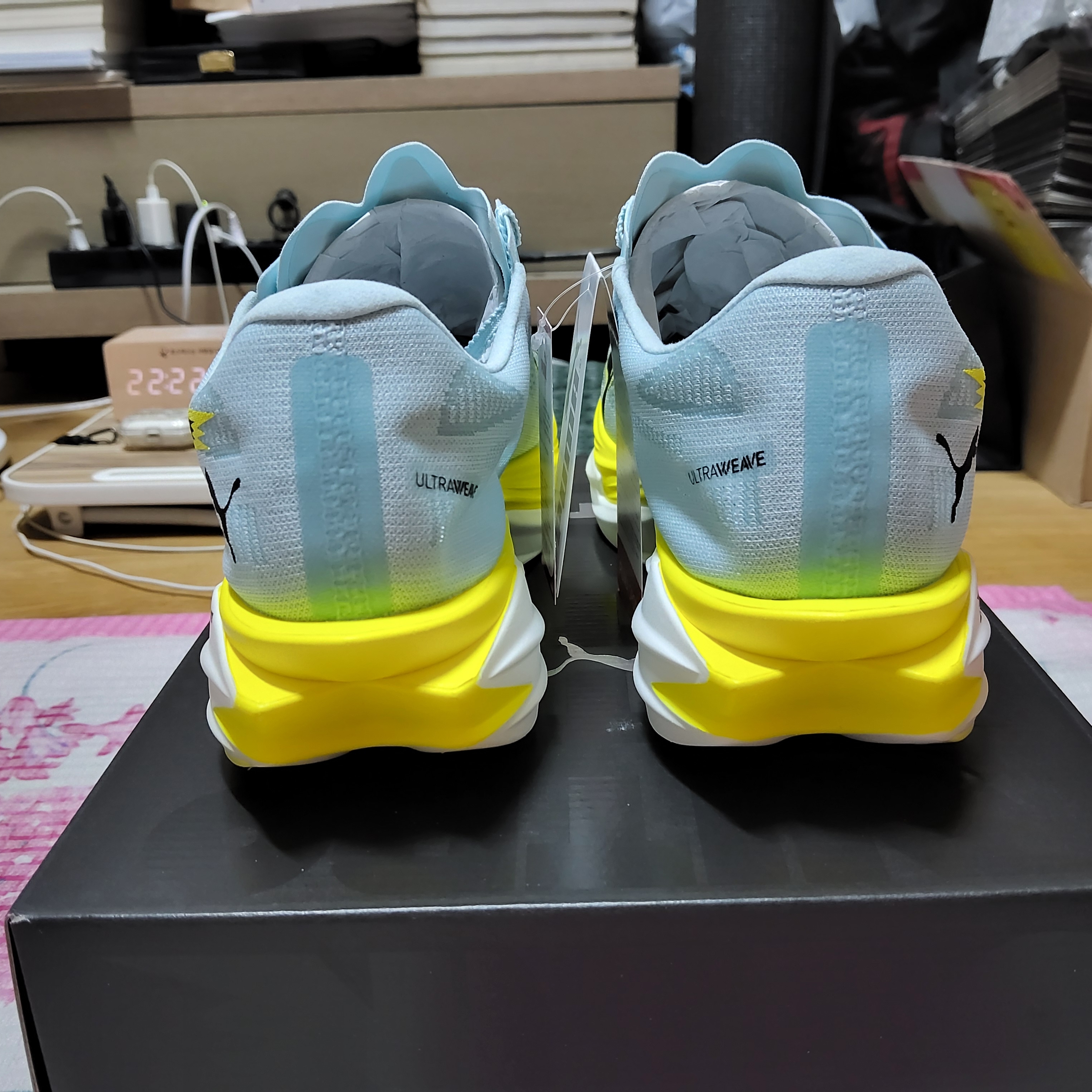 Puma Deviate Nitro Elite 4 Fresh Water Lemon Crush 착용 스타일 - 4
