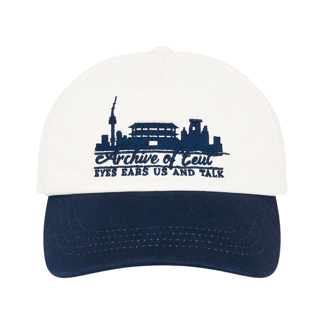 이우트 시티라인 트레이스 캡 화이트(EEUT Cityline Trace Cap White) - 1