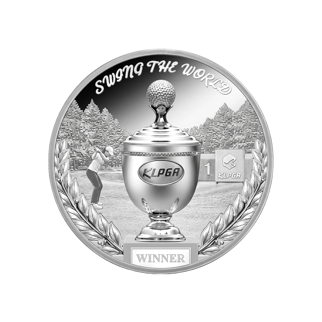 은 한국조폐공사 2026 KLPGA 기념 은 메달 31.1g(Silver KOMSCO 2026 KLPGA Commemorative Silver Medal 31.1g)