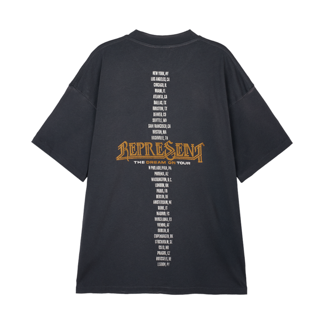 리프레젠트 골든 투어 티셔츠 선 페이드 그레이 - 26SS(Represent Golden Tour T-Shirt Sun Fade Grey - 26SS) - 2