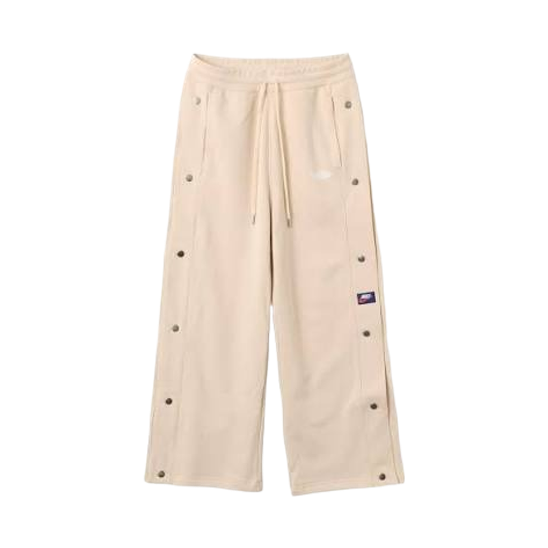 IM6984-272 (W) Jordan Flight Fleece French Terry Snap Pants Pearl White Sail - Asia