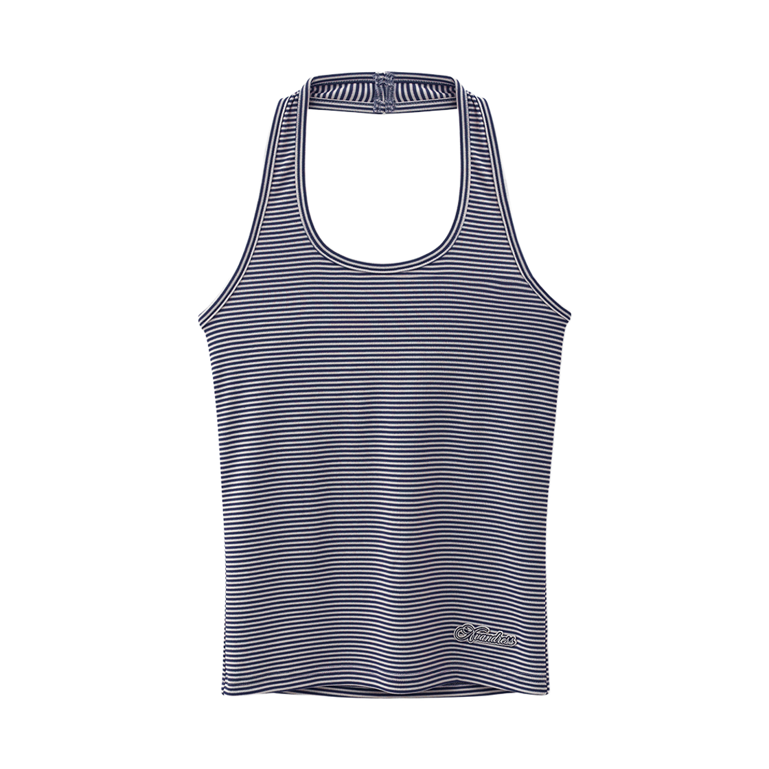 어반드레스 티안 스트라이프 홀터 슬리브리스 네이비(Avandress Tian Stripe Halter Sleeveless Navy) - 1
