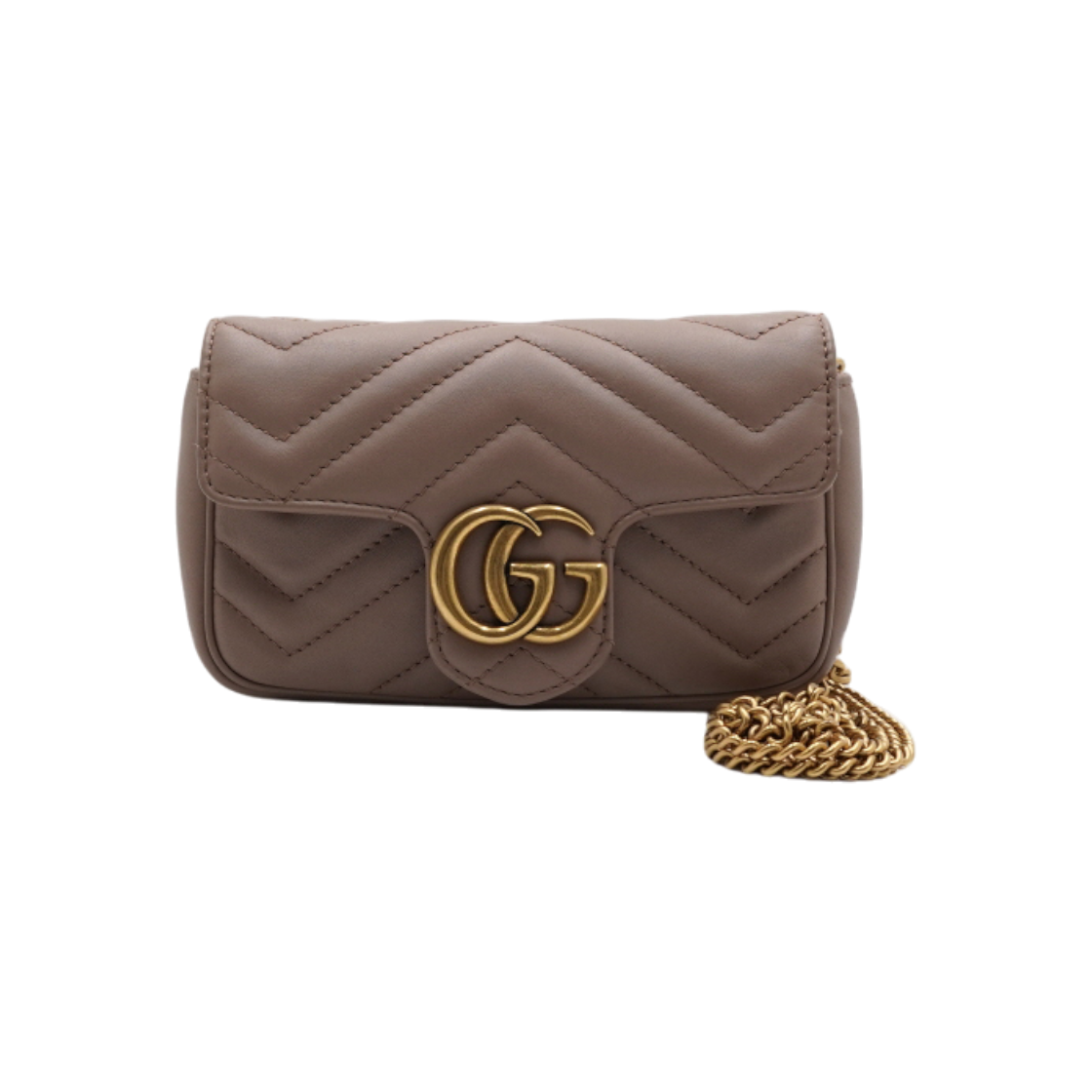 ITR8Q5NN2BGU Gucci 476433 GG Marmont Matelasse Super Mini Crossbody Bag