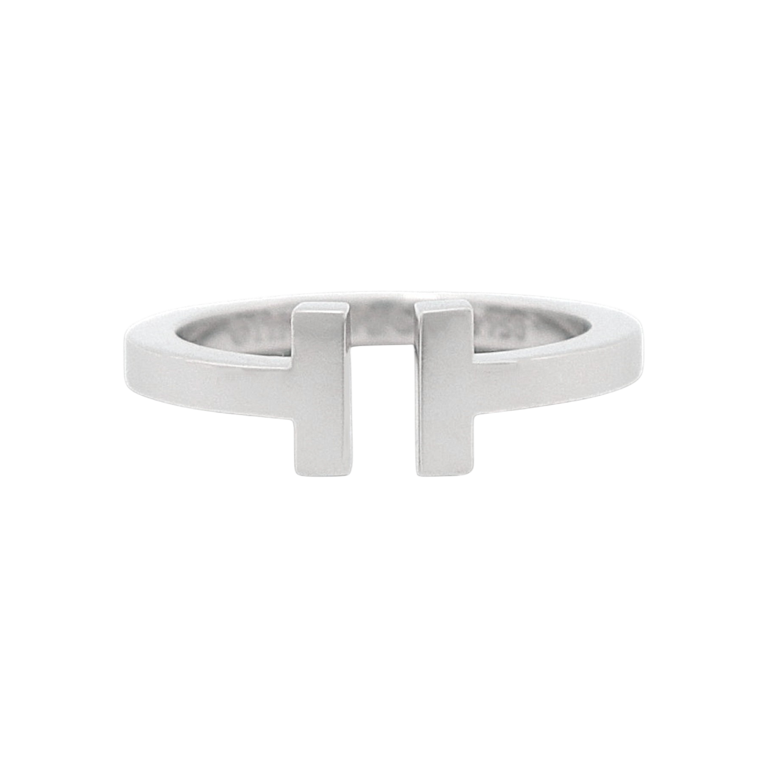 IT6J97O9CFVH Tiffany & Co. T Square Ring in White Gold