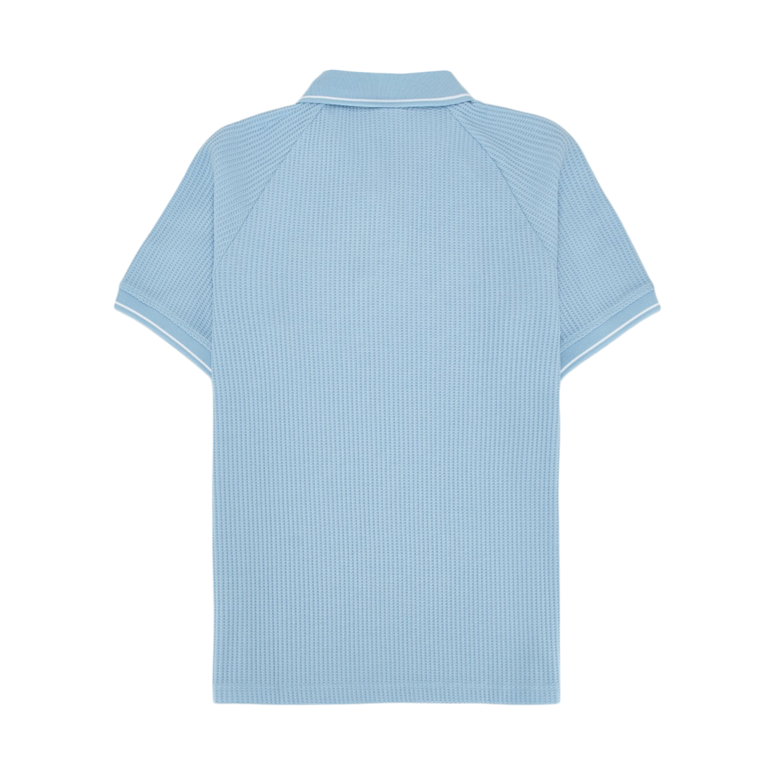 아디다스 오리지널스 와플 니트 폴로 셔츠 클리어 스카이 올모스트 옐로우 - US 사이즈(Adidas Originals Waffle Knit Polo Shirt Clear Sky Almost Yellow - US Sizing) - 2