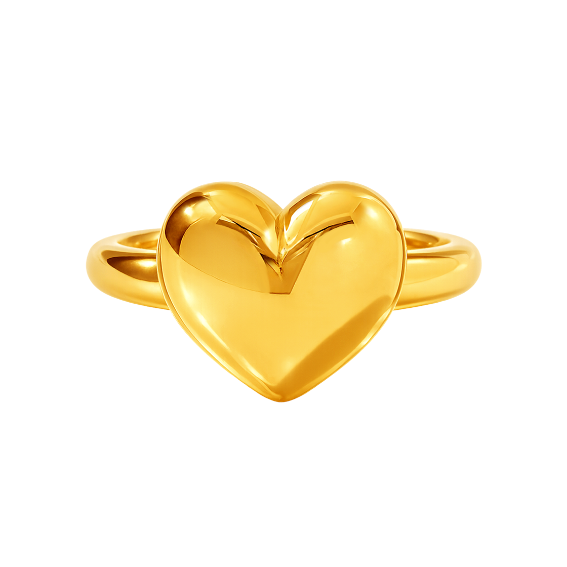 골드팡 24K 순금 베이비하트 통통 돌반지 + 복선물패키지(GOLDPANG 24K Gold Baby Heart Ring + Lucky Gift Package)