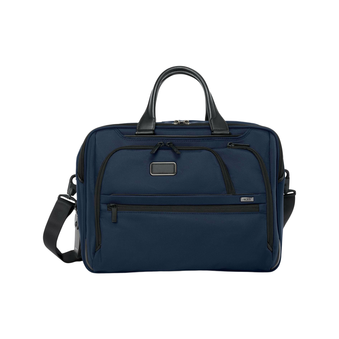 02603141NVY4 Tumi Alpha Medium 15 Inch Expandable Briefcase Navy