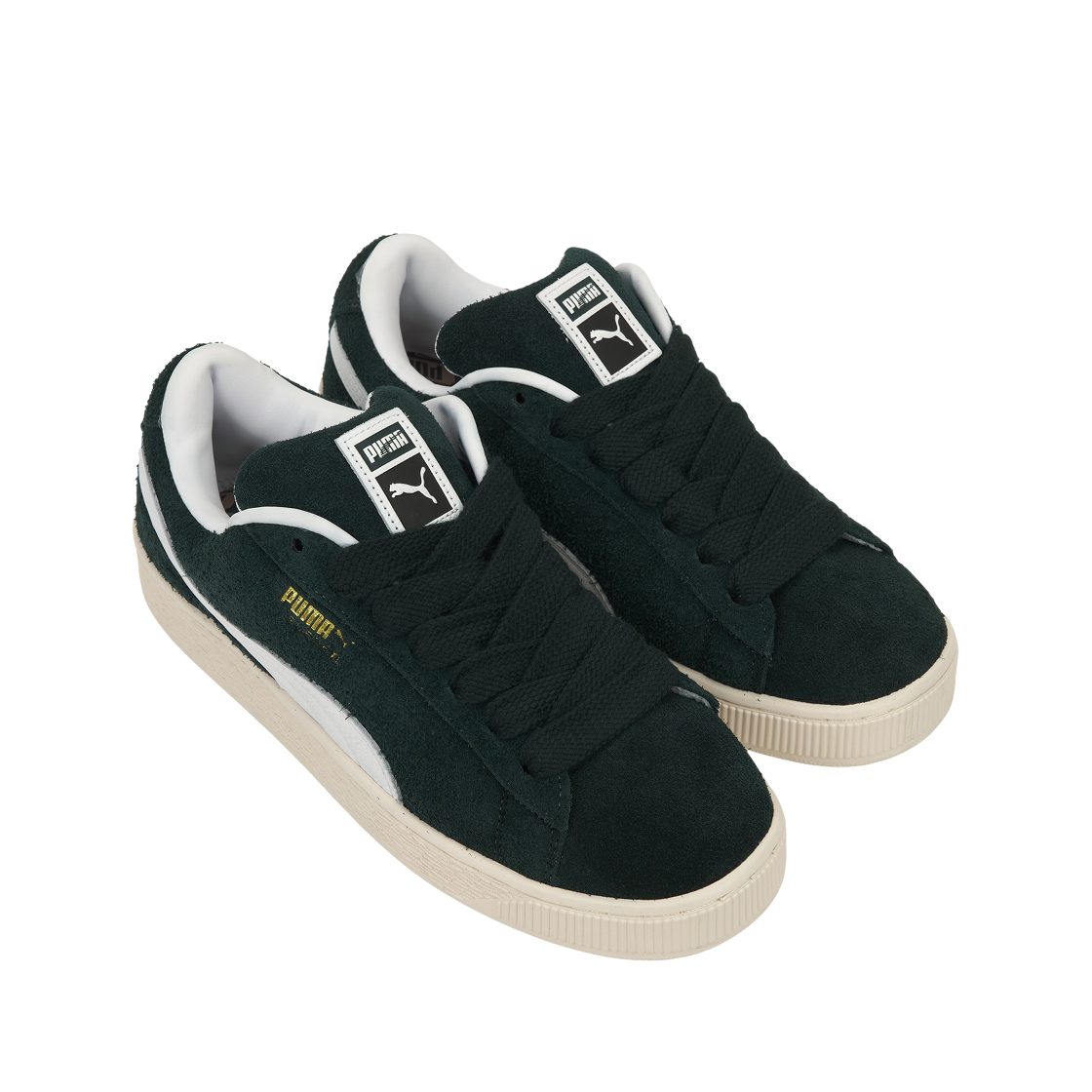 푸마 스웨이드 XL 헤어리 폰더로사 파인 프로스티드 아이보리(Puma Suede XL Hairy Ponderosa Pine Frosted Ivory) - 4