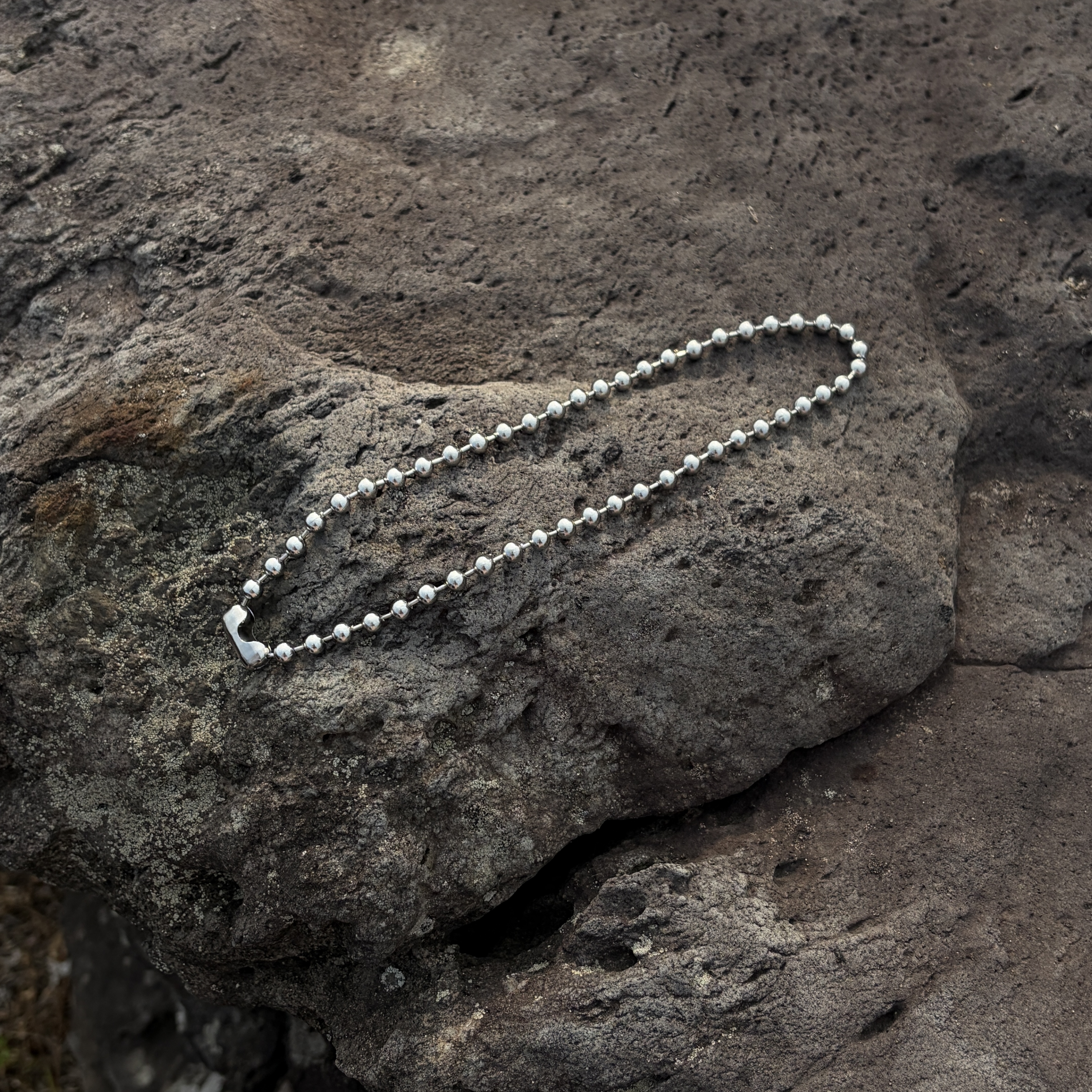 Riomeu Round ball chain necklace 5.0mm 착용 스타일 - 2