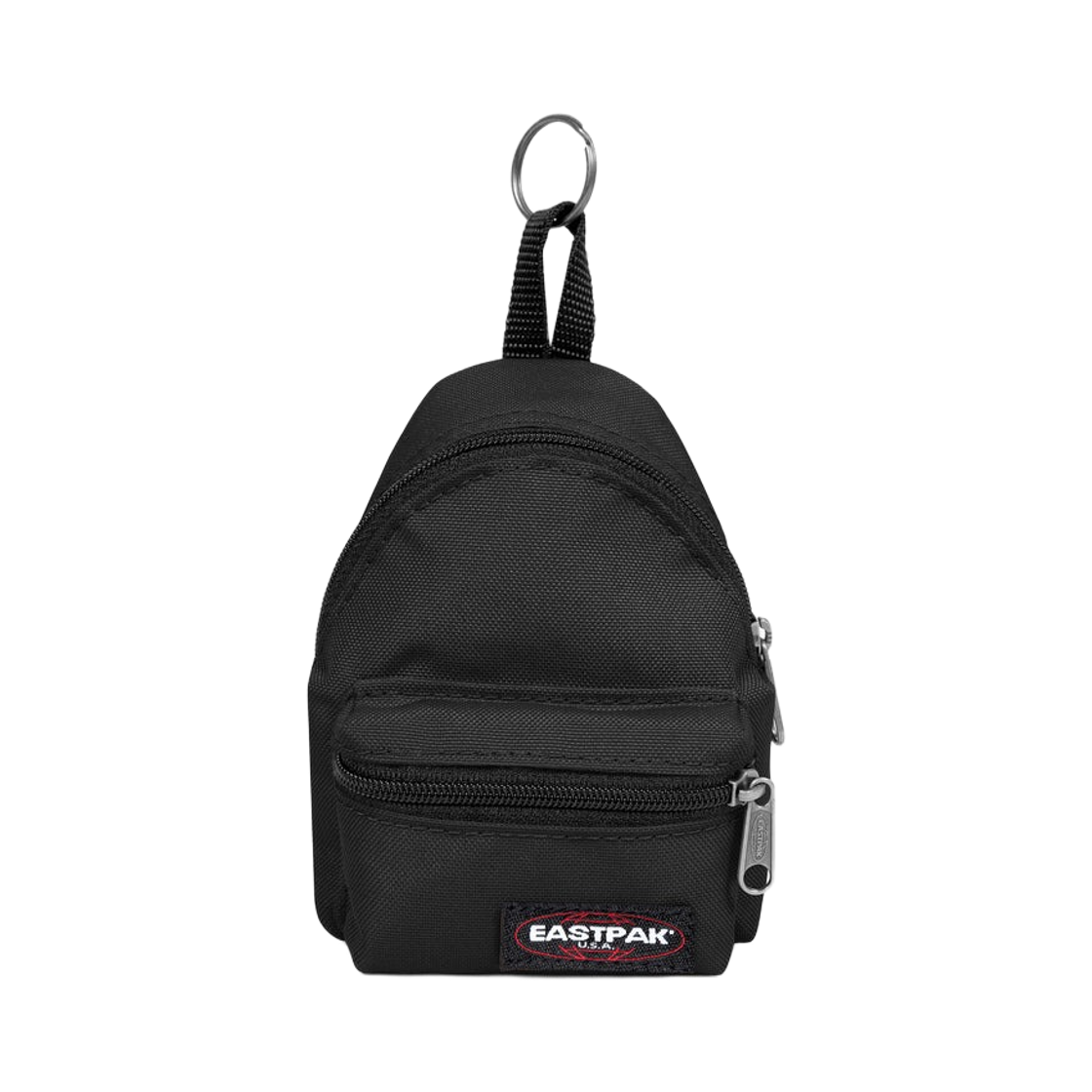 이스트팩 미니 패디드 엑스트라 스몰 키 체인 백팩 블랙(Eastpak Mini Padded Extra Small Key Chain Backpack Black)