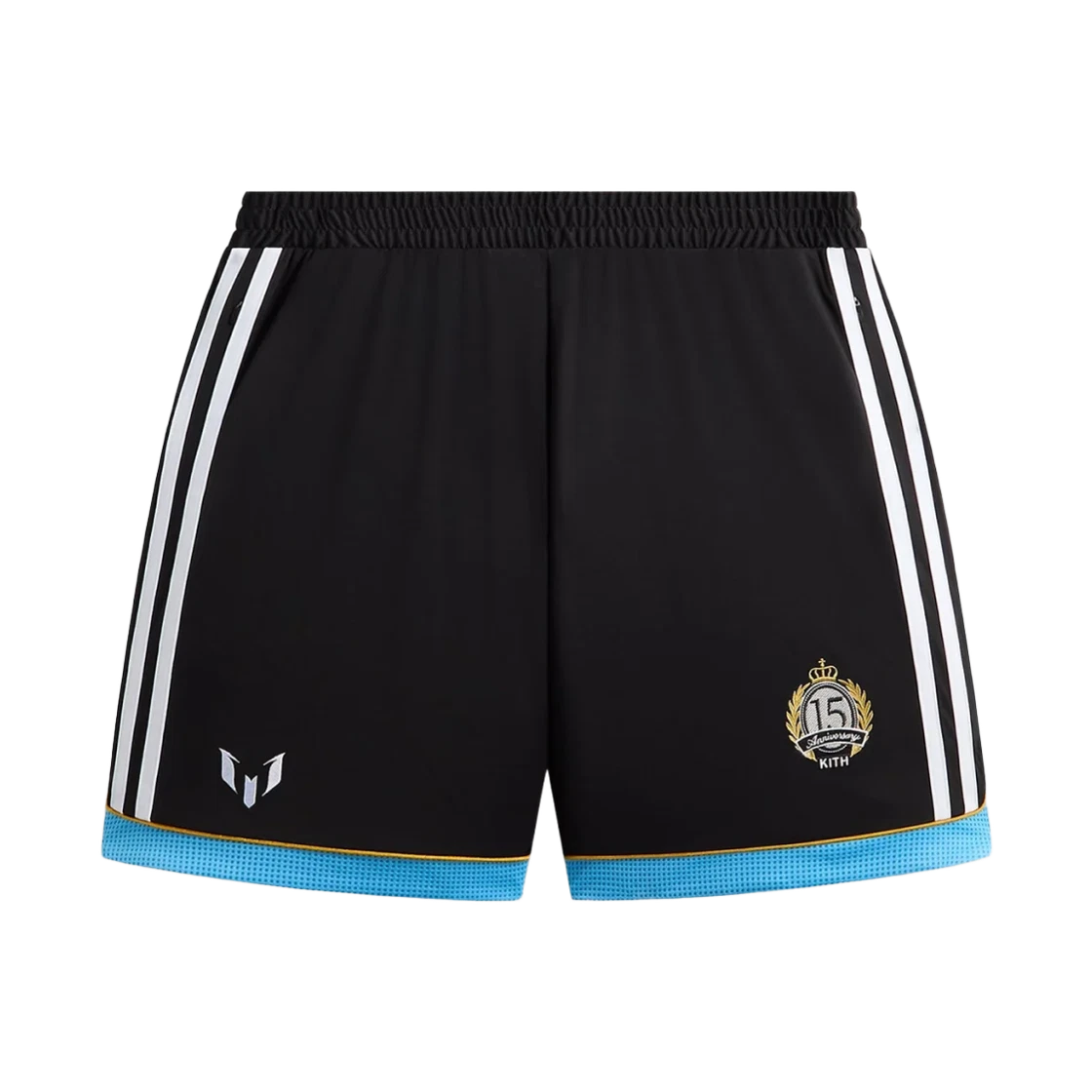 KR0058 Adidas x Kith x Messi Football Short Black - JP Sizing
