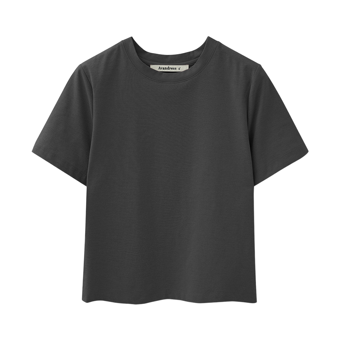 어반드레스 모리 소로나 베이직 티셔츠 차콜(Avandress Mori Sorona Basic T-Shirt Charcoal)