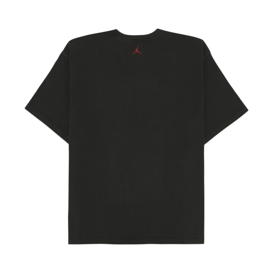 조던 플라이트 에센셜 오버사이즈 티셔츠 블랙 바시티 레드 - 아시아(Jordan Flight Essentials Oversized T-Shirt Black Varsity Red - Asia) - 2