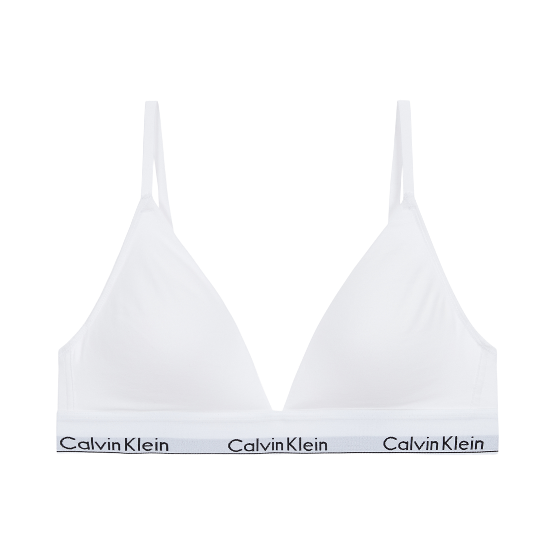 QF5650100 (W) Calvin Klein Modern Cotton Triangle Bra White