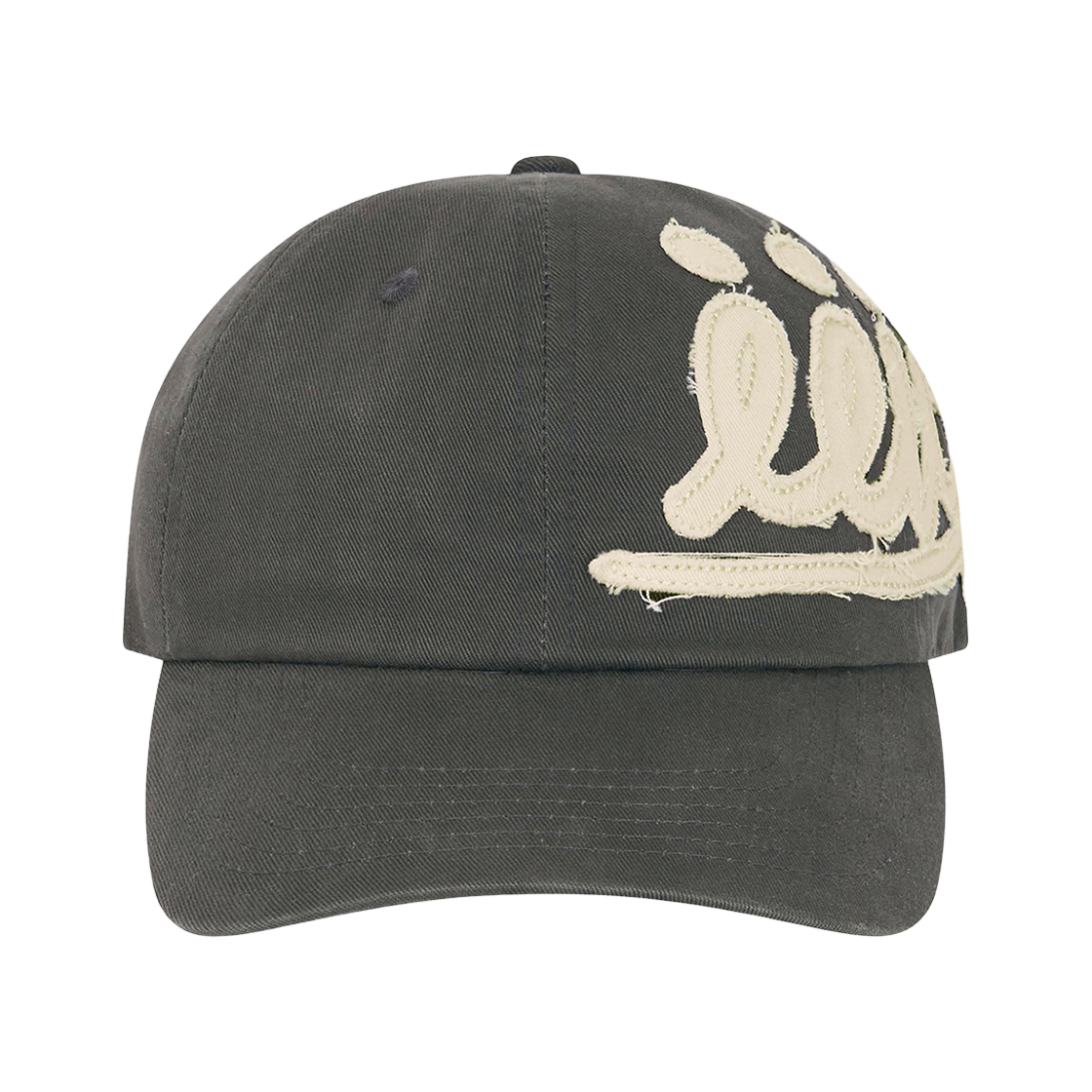 이우트 아플리케 볼캡 차콜(EEUT Applique Eeut Ball Cap Charcoal) - 1