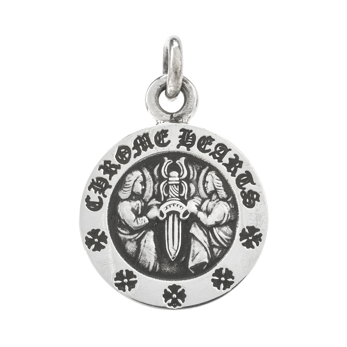 크롬하츠 엔젤 메달 펜던트 실버(Chrome Hearts Angel Medal Pendant Silver) - 1