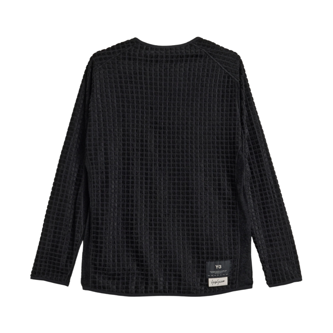Y-3 리버서블 러닝 롱슬리브 티셔츠 블랙(Y-3 Reversible Running Long Sleeve T-Shirt Black) - 2