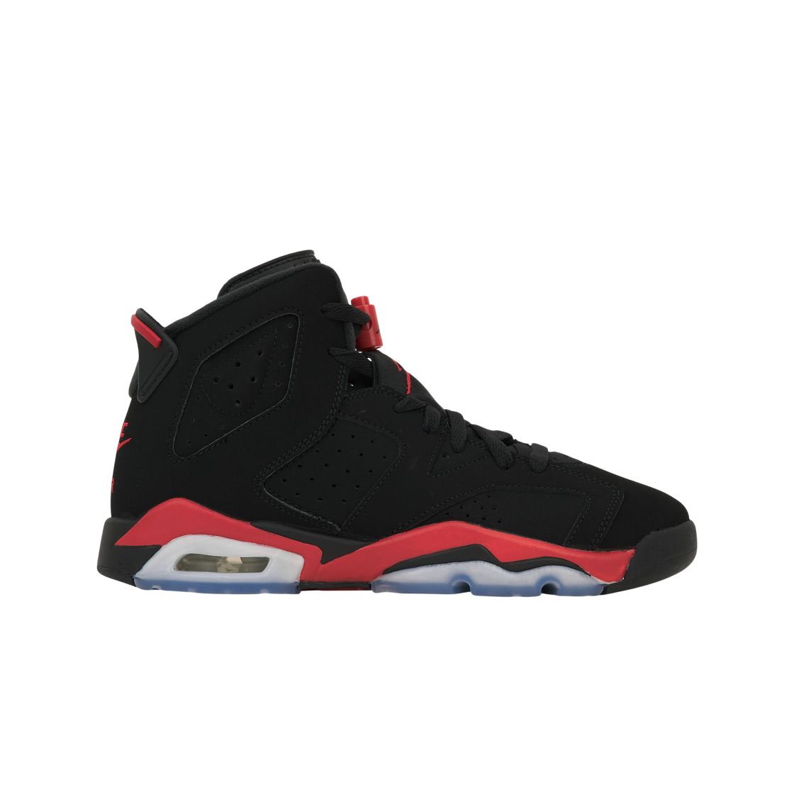 IQ1275-001 (GS) Jordan 6 Retro Infrared Salesman Black and Light Crimson