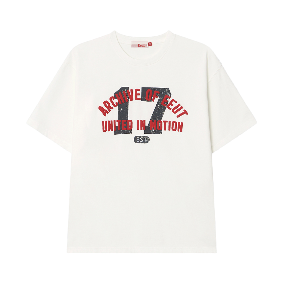 이우트 세븐틴 아치 이웃 티셔츠 화이트(EEUT 17 Arch Eeut T-Shirt White)